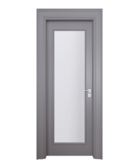 BY-5013V Porte intérieure Laqué Vitrée